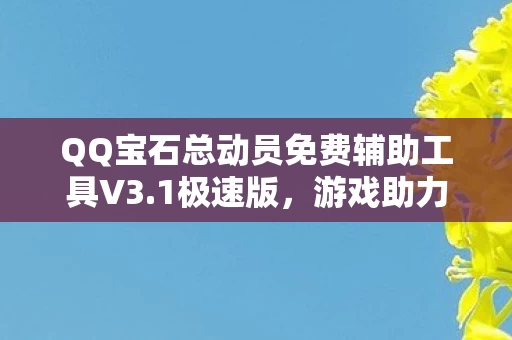 QQ宝石总动员免费辅助工具V3图片