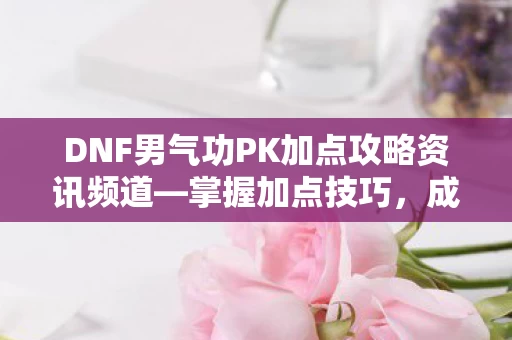 DNF男气功PK加点攻略资讯频道图片