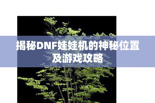 揭秘DNF娃娃机的神秘位置及游戏攻略图片
