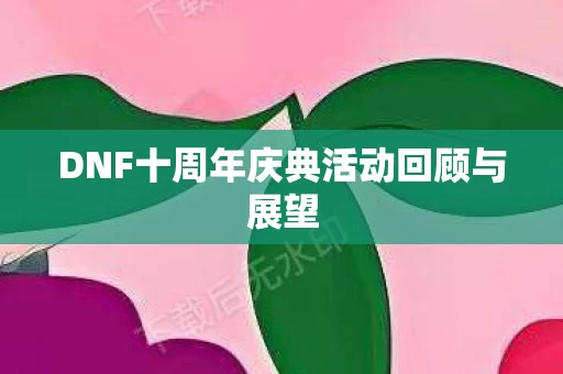 DNF十周年庆典活动回顾与展望图片
