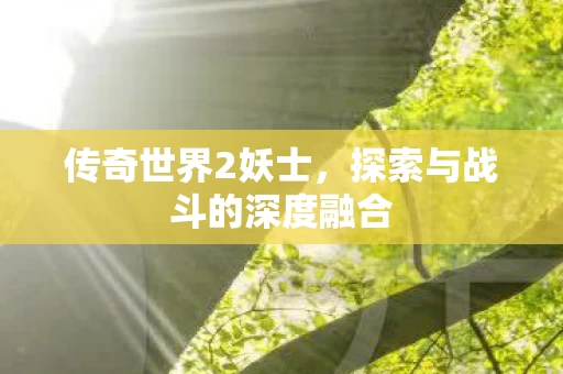 探索与战斗的深度融合图片