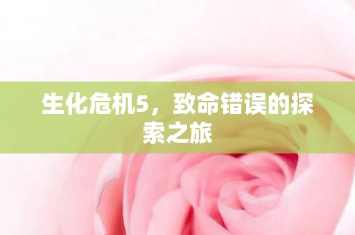 致命错误的探索之旅图片