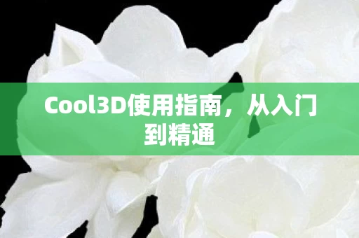Cool3D使用指南图片
