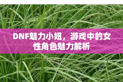 游戏中的女性角色魅力解析图片