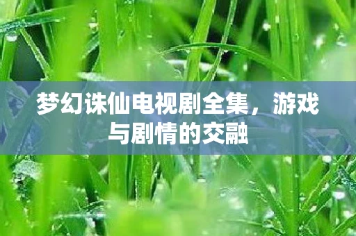 梦幻诛仙电视剧全集图片