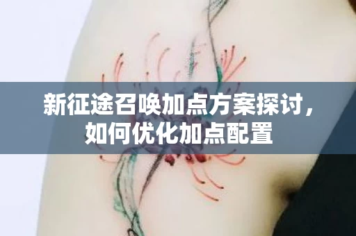 新征途召唤加点方案探讨图片