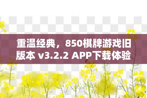 850棋牌游戏旧版本 v3图片