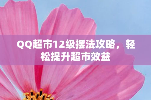 QQ超市12级摆法攻略图片