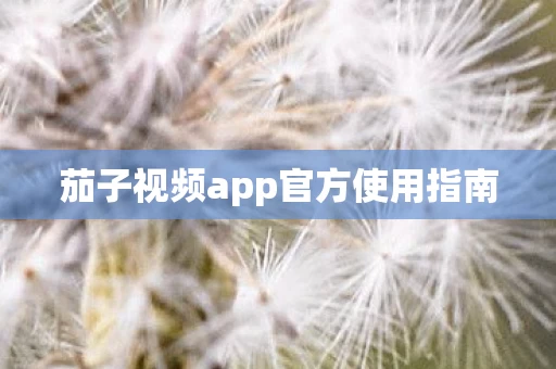 茄子视频app官方使用指南图片