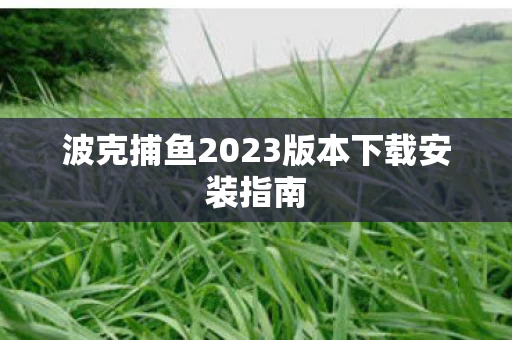 波克捕鱼2023版本下载安装指南图片