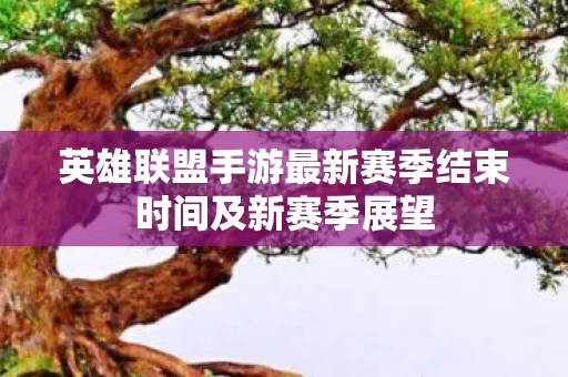 英雄联盟手游最新赛季结束时间及新赛季展望图片