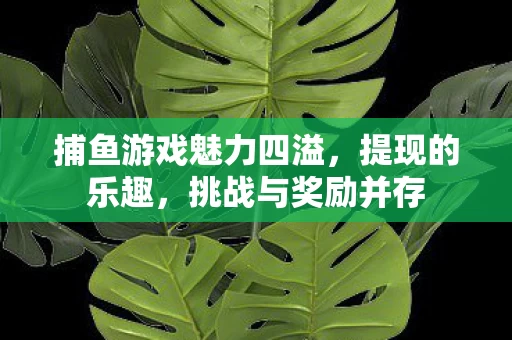 捕鱼游戏魅力四溢图片