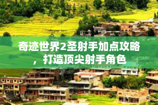奇迹世界2圣射手加点攻略图片