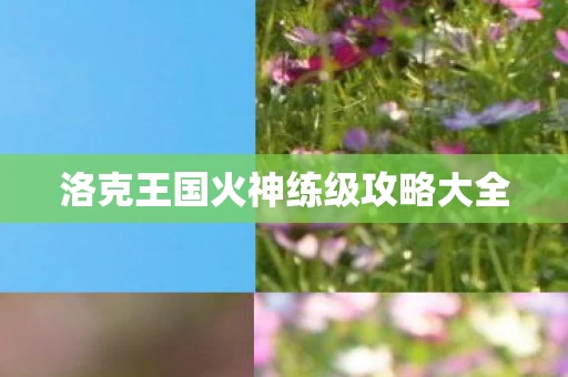 洛克王国火神练级攻略大全图片