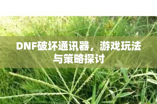 游戏玩法与策略探讨图片