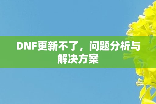 问题分析与解决方案图片