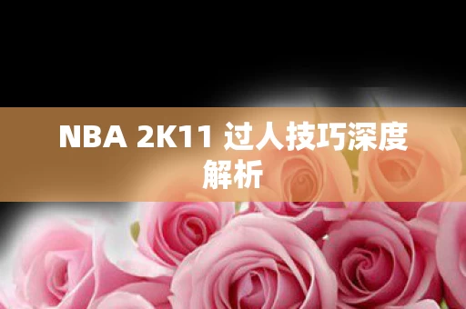 NBA 2K11 过人技巧深度解析图片