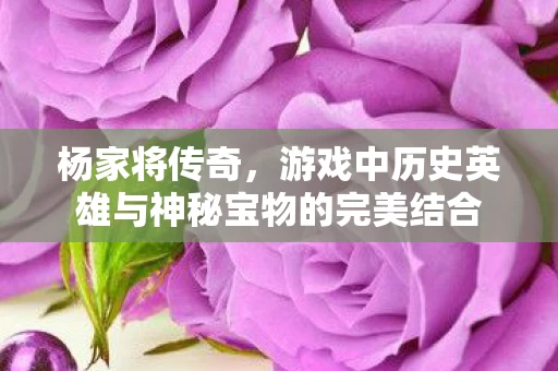 游戏中历史英雄与神秘宝物的完美结合图片
