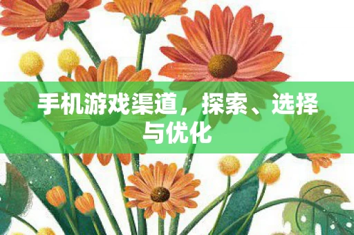手机游戏渠道,探索、选择与优化 手机游戏渠道,探索、选择与优化