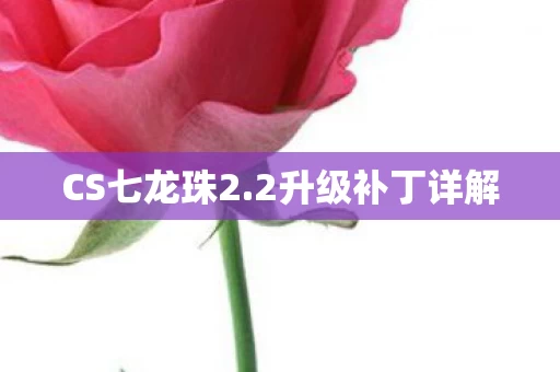 CS七龙珠2.2升级补丁详解 CS七龙珠2.2升级补丁详解