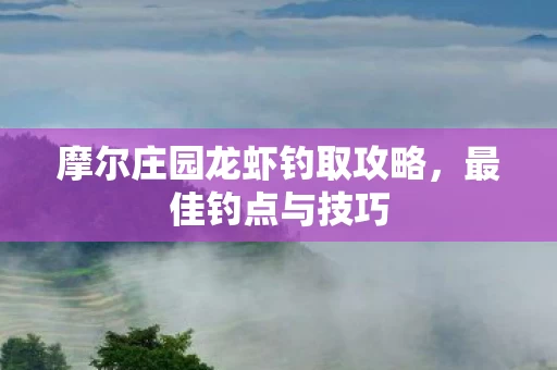 摩尔庄园龙虾钓取攻略图片
