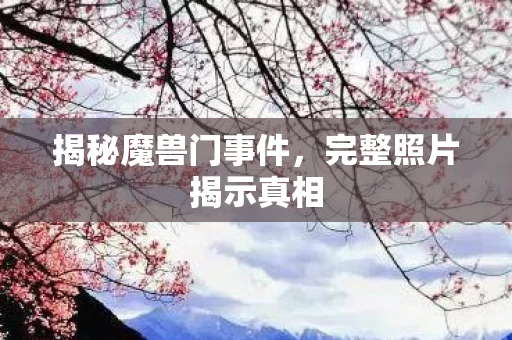 完整照片揭示真相图片