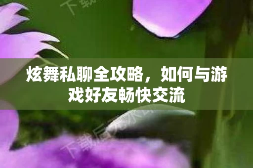如何与游戏好友畅快交流图片