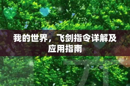 飞剑指令详解及应用指南图片