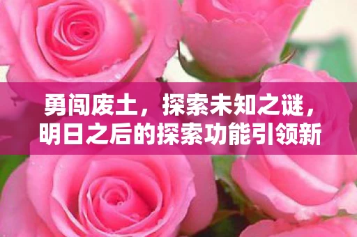 明日之后的探索功能引领新征程图片