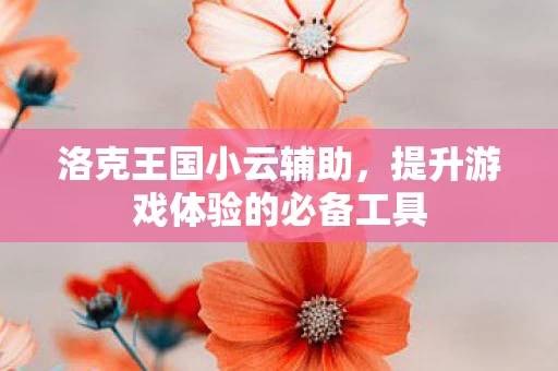 提升游戏体验的必备工具图片