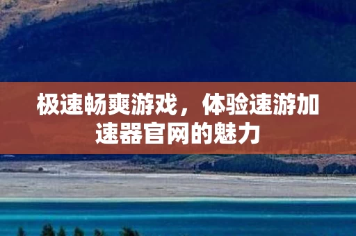 体验速游加速器官网的魅力图片