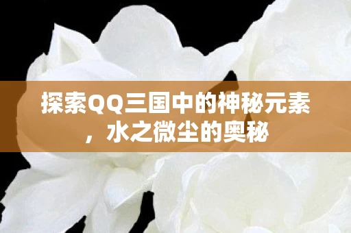 探索QQ三国中的神秘元素图片