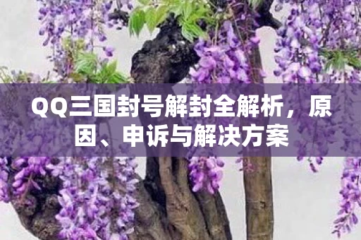 QQ三国封号解封全解析图片