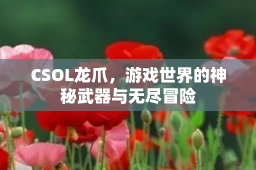 游戏世界的神秘武器与无尽冒险图片