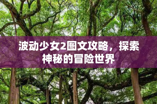 波动少女2图文攻略图片
