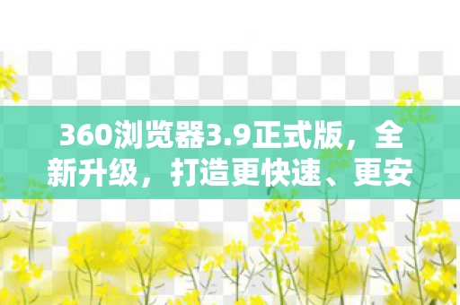 更安全的上网新体验图片
