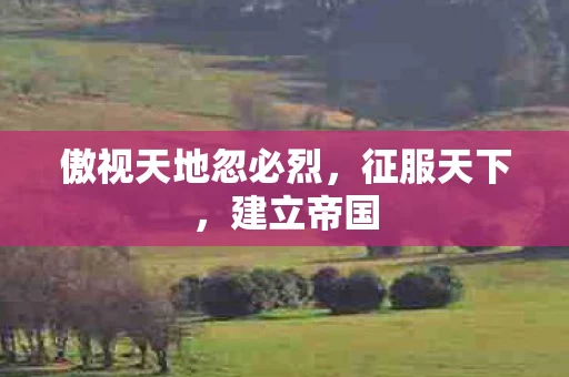 傲视天地忽必烈图片