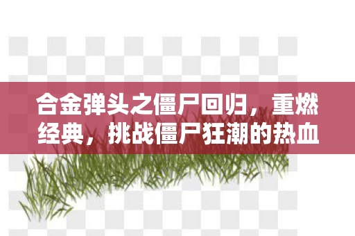 挑战僵尸狂潮的热血传奇图片