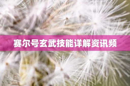 赛尔号玄武技能详解资讯频图片
