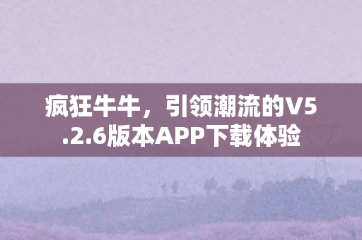6版本APP下载体验图片