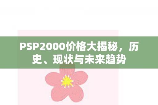 PSP2000价格大揭秘图片