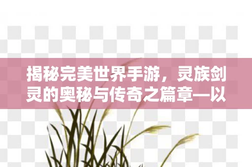灵族剑灵的奥秘与传奇之篇章图片