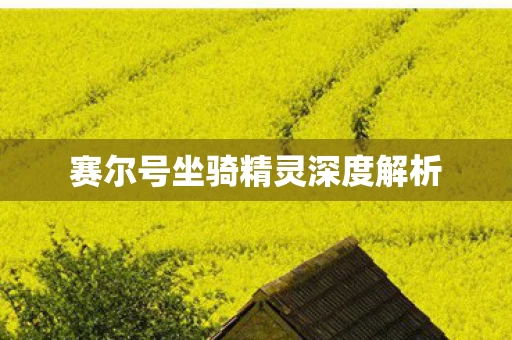 赛尔号坐骑精灵深度解析图片