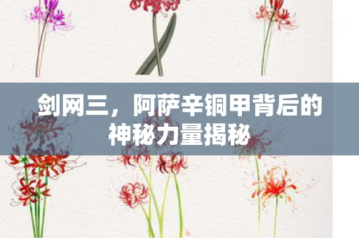 阿萨辛铜甲背后的神秘力量揭秘图片