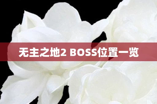 无主之地2 BOSS位置一览图片