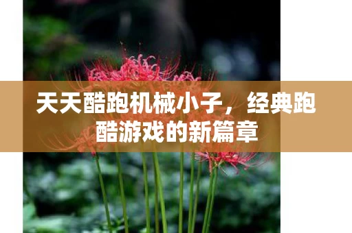 经典跑酷游戏的新篇章图片