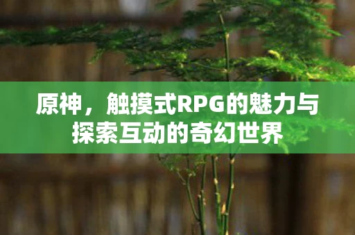触摸式RPG的魅力与探索互动的奇幻世界图片