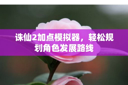 轻松规划角色发展路线图片