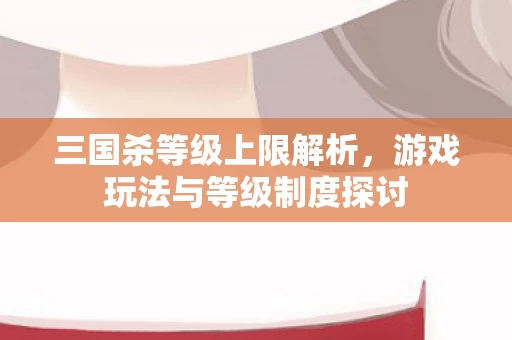 游戏玩法与等级制度探讨图片