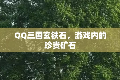 游戏内的珍贵矿石图片